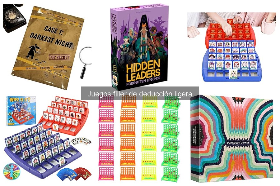Alternativas a los juegos de deducción ligera para divertirse