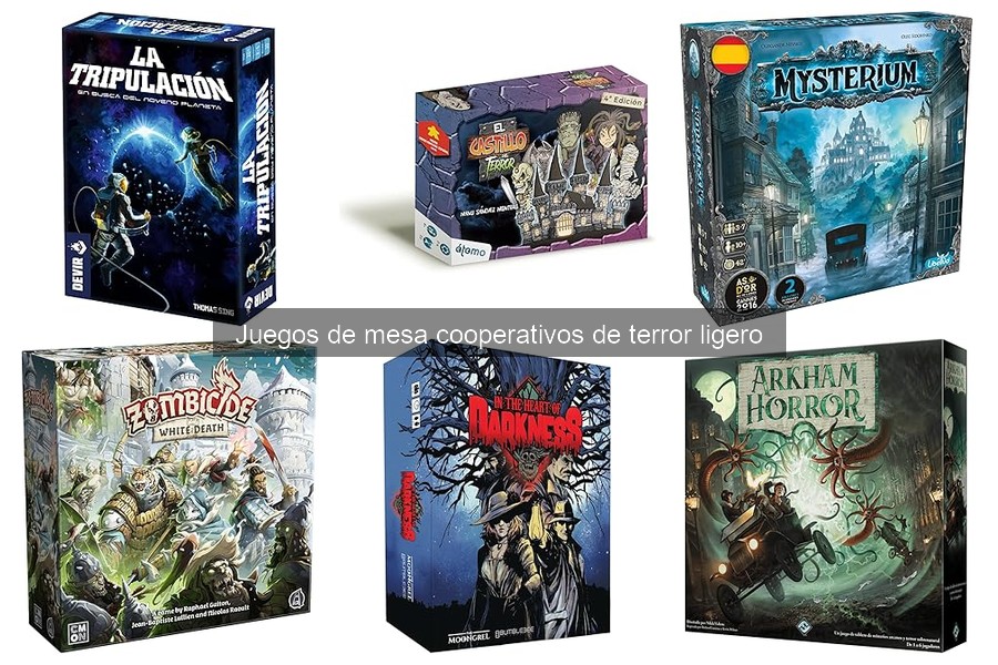 Alternativas a los juegos de mesa cooperativos de terror ligero