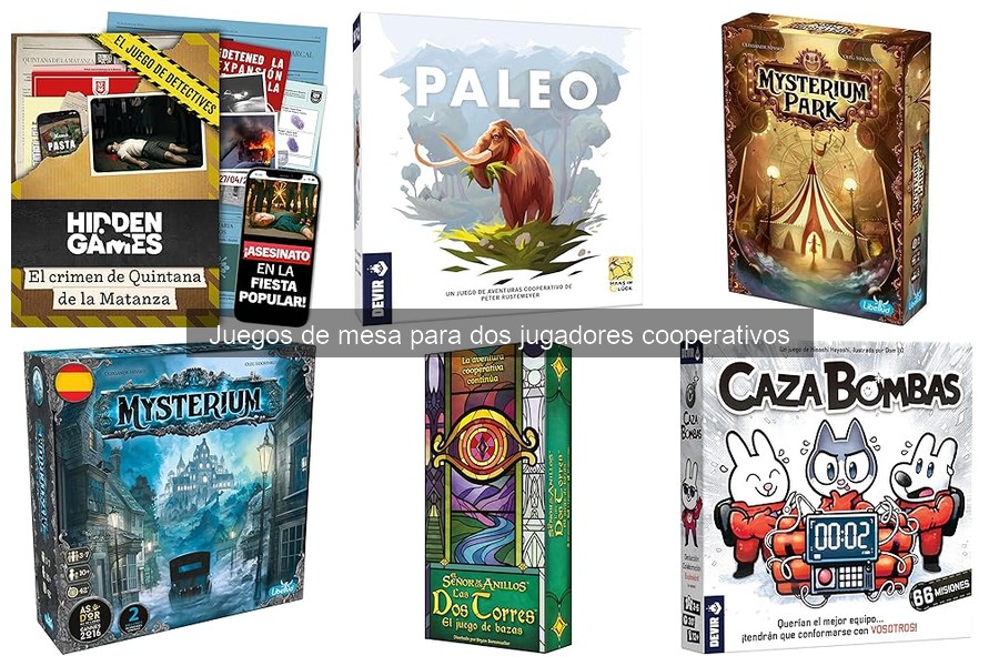 Alternativas a los juegos de mesa cooperativos para dos jugadores
