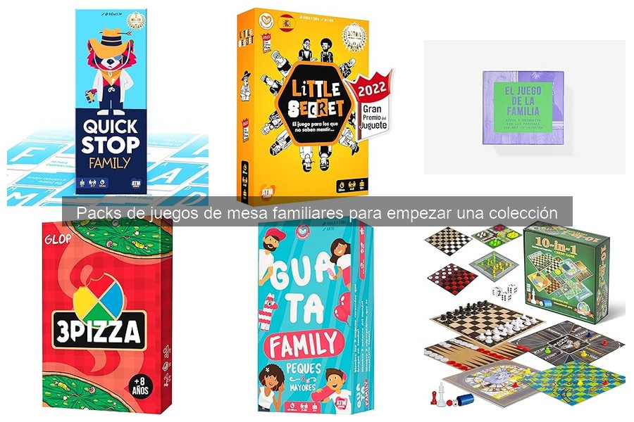 Alternativas a los packs de juegos de mesa familiares