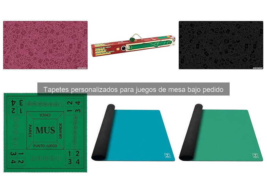 Alternativas a los tapetes personalizados para juegos de mesa