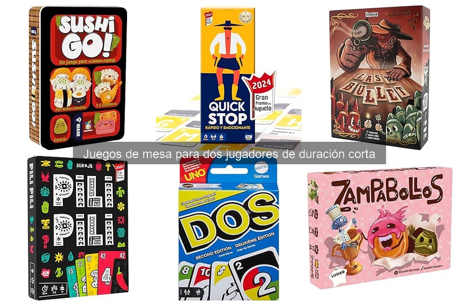 Alternativas divertidas a juegos de mesa para dos jugadores