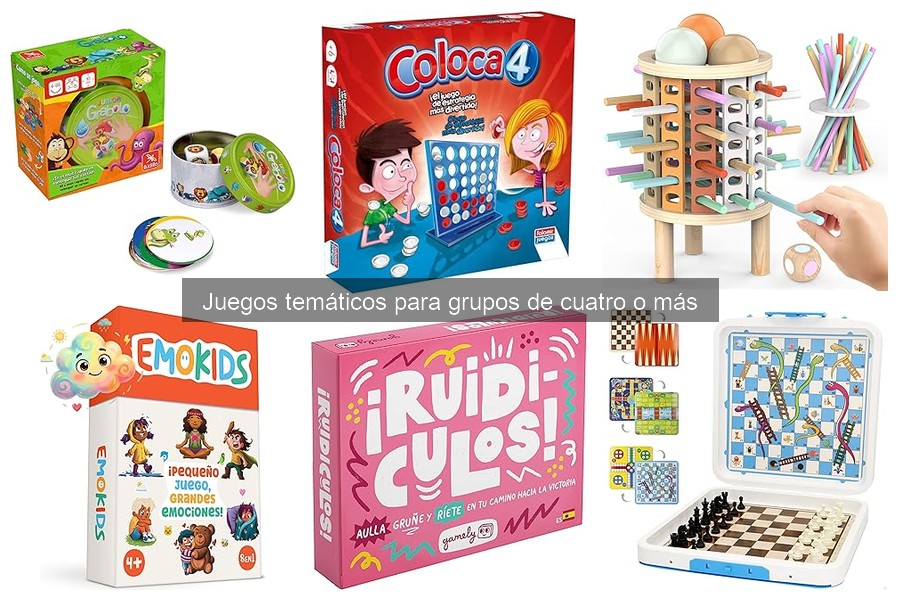 Alternativas divertidas a juegos temáticos para grupos grandes