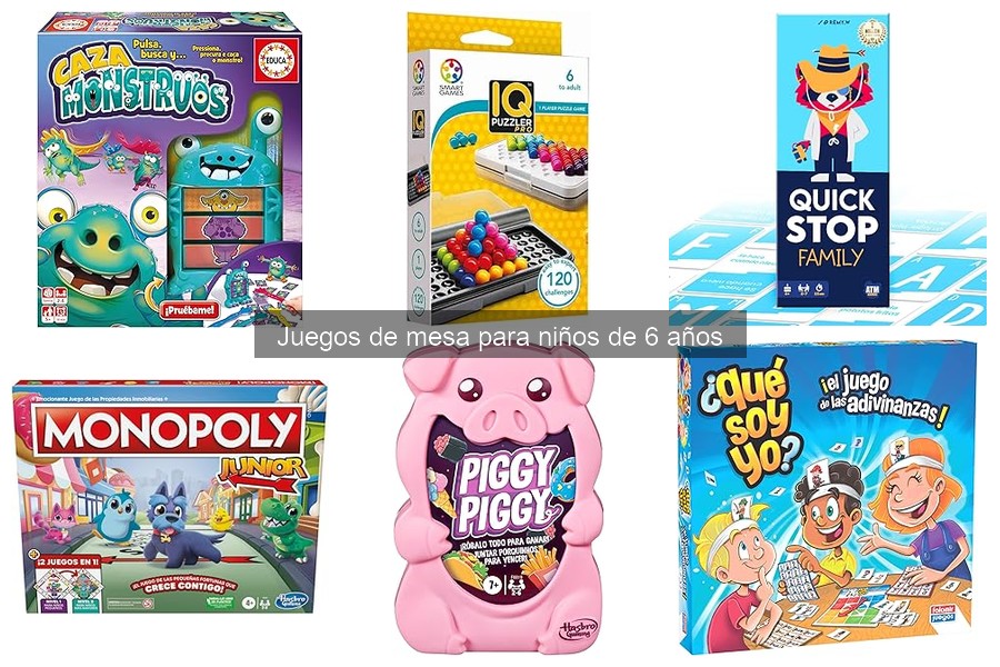 Alternativas innovadoras a juegos de mesa para niños de 6 años