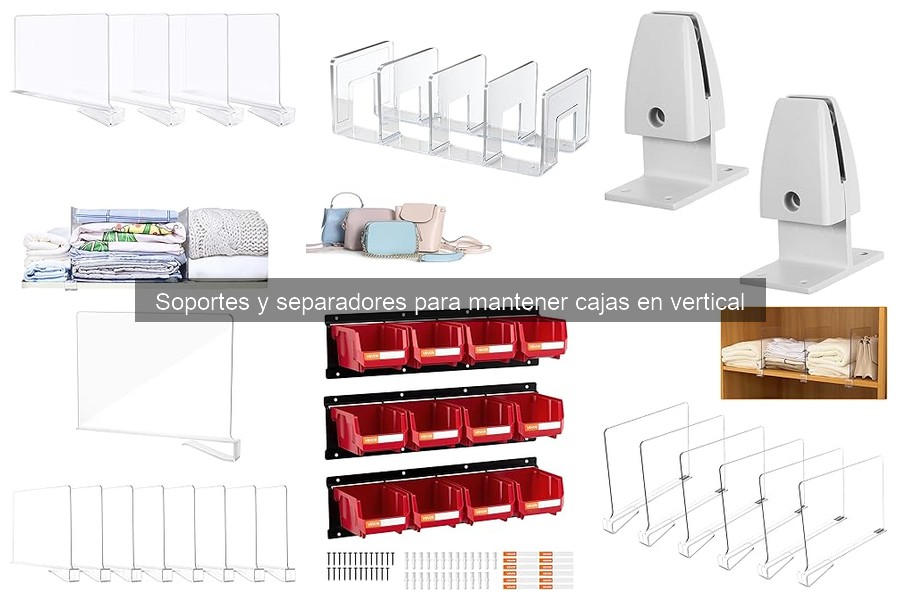 Alternativas Innovadoras a Soportes de Cajas en Vertical