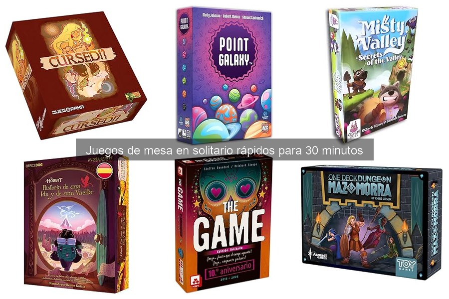 Alternativas rápidas a juegos de mesa en solitario