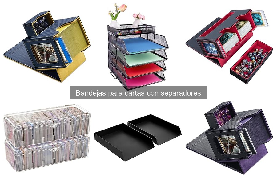 Bandejas para cartas con separadores: Beneficios y características