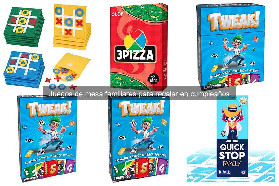 Beneficios de jugar juegos de mesa familiares en cumpleaños