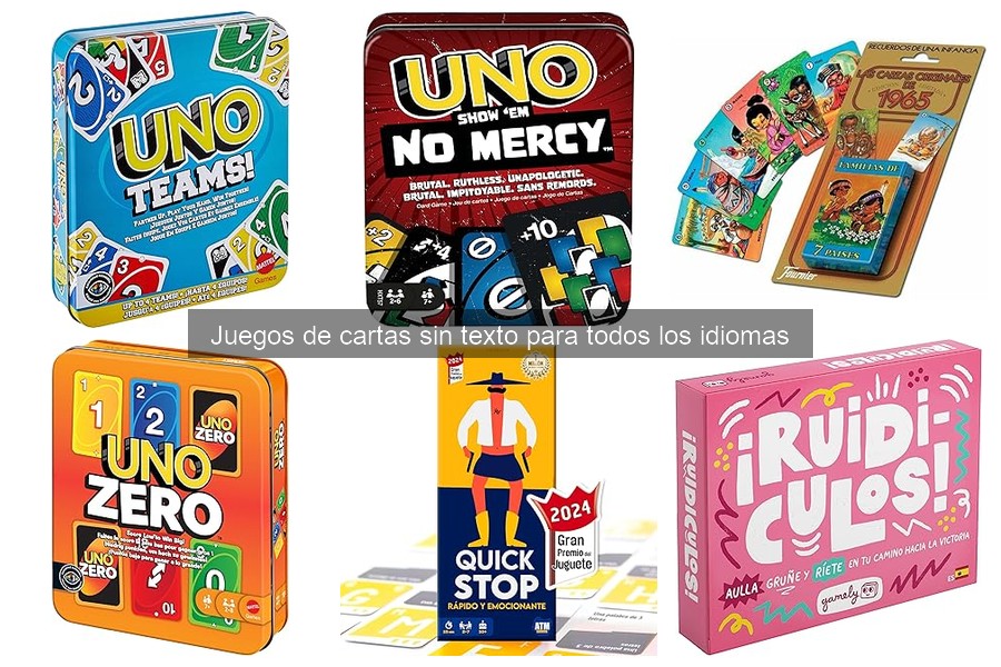 Beneficios de los juegos de cartas sin texto para todos