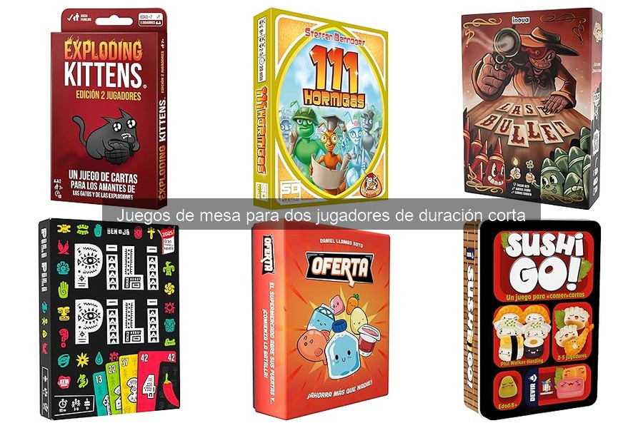 Beneficios de los juegos de mesa cortos para dos jugadores
