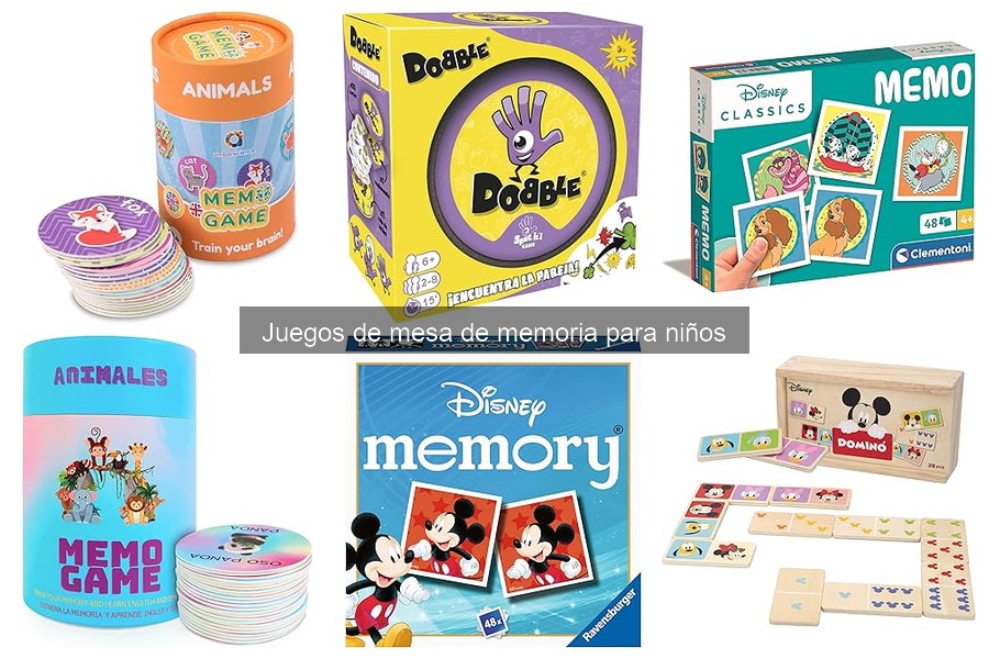 Beneficios de los juegos de mesa de memoria para niños