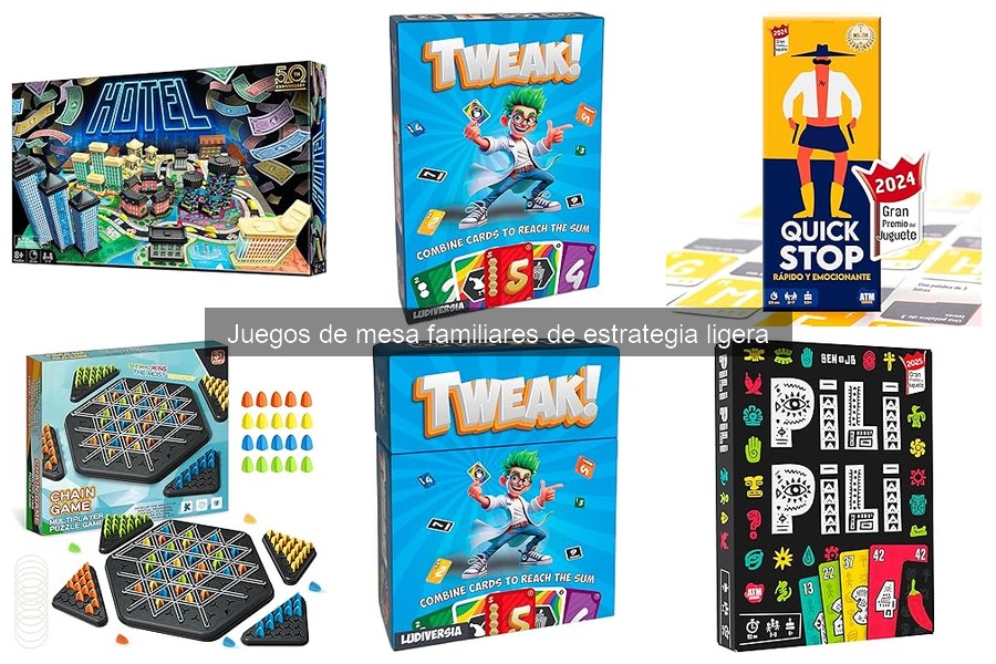 Beneficios de los Juegos de Mesa Familiares de Estrategia Ligera