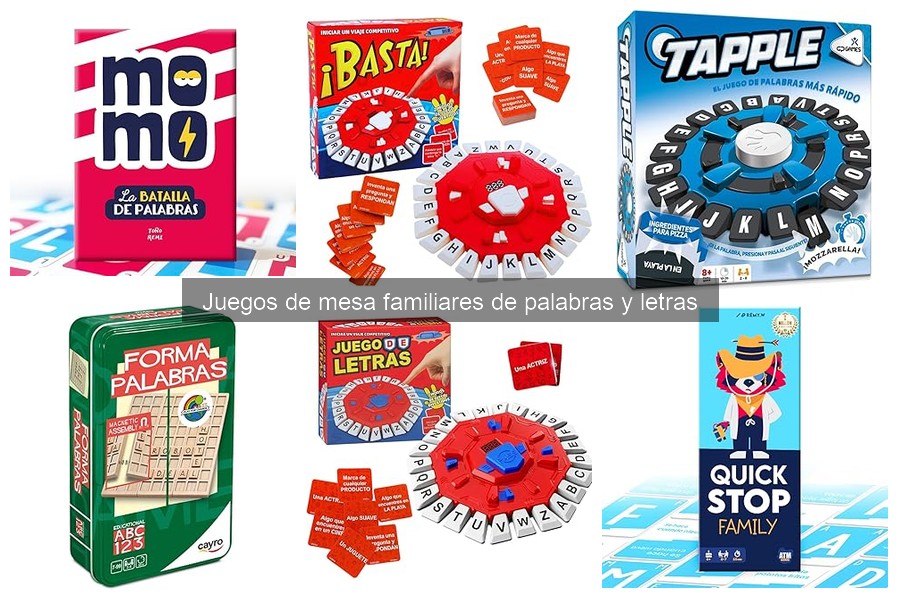 Beneficios de los juegos de mesa familiares de palabras