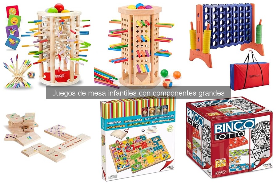 Beneficios de los Juegos de Mesa Infantiles con Componentes Grandes