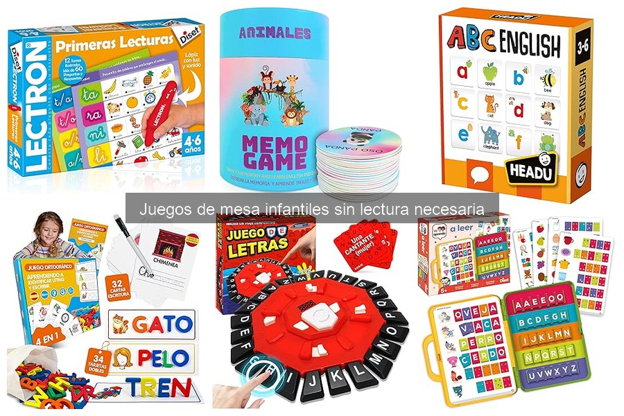 Beneficios de los juegos de mesa infantiles sin lectura