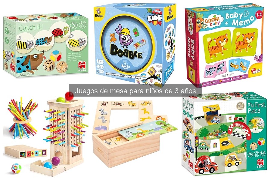 Beneficios de los Juegos de Mesa para Niños de 3 Años