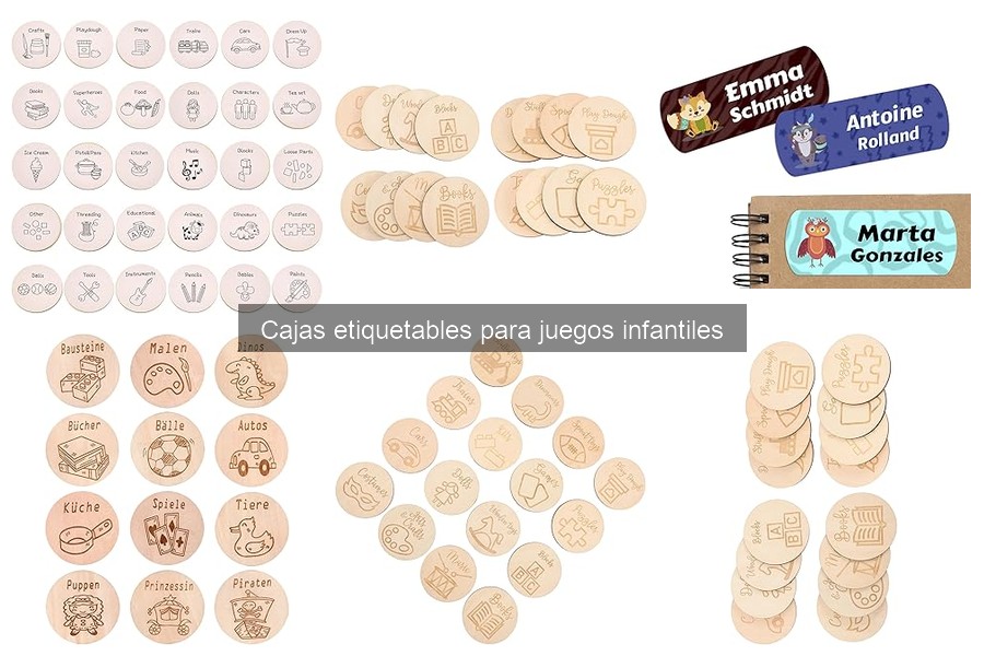 Beneficios de usar cajas etiquetables para juegos infantiles