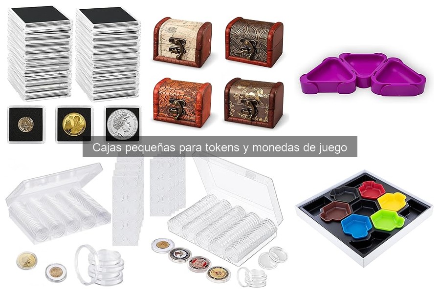 Cajas pequeñas para tokens y monedas de juego: ¿qué son y beneficios?