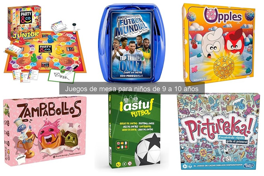 Características Clave de Juegos de Mesa para Niños de 9 a 10 Años