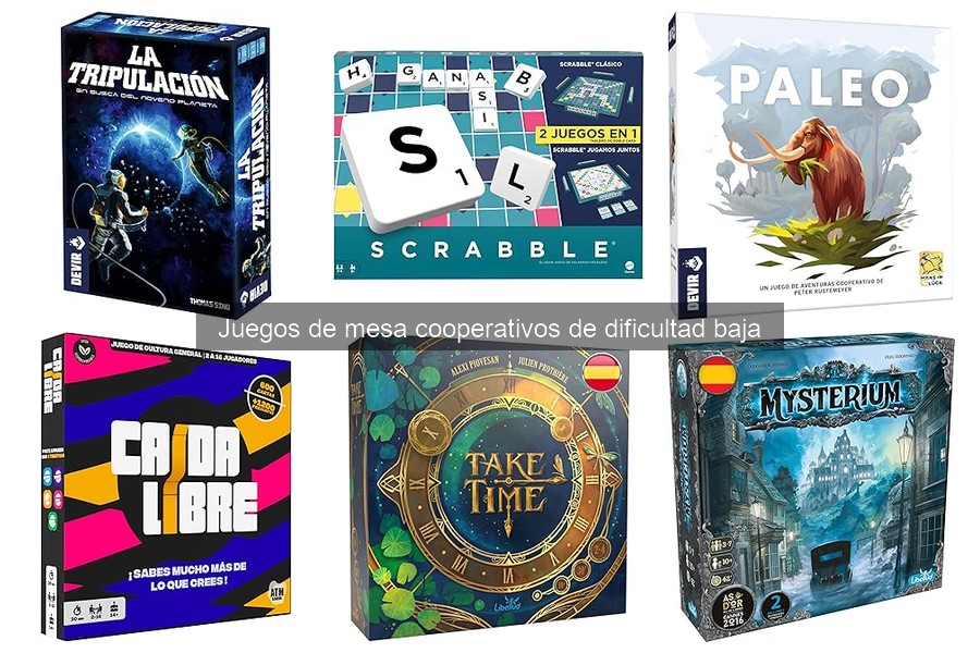 ** Características de los Mejores Juegos de Mesa Cooperativos de Dificultad Baja