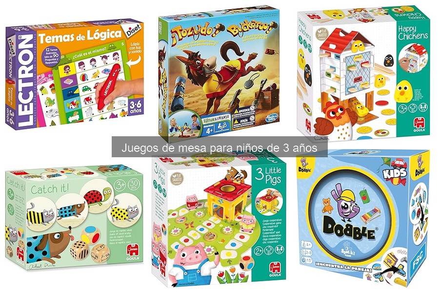 Características de los Mejores Juegos de Mesa para Niños de 3 Años