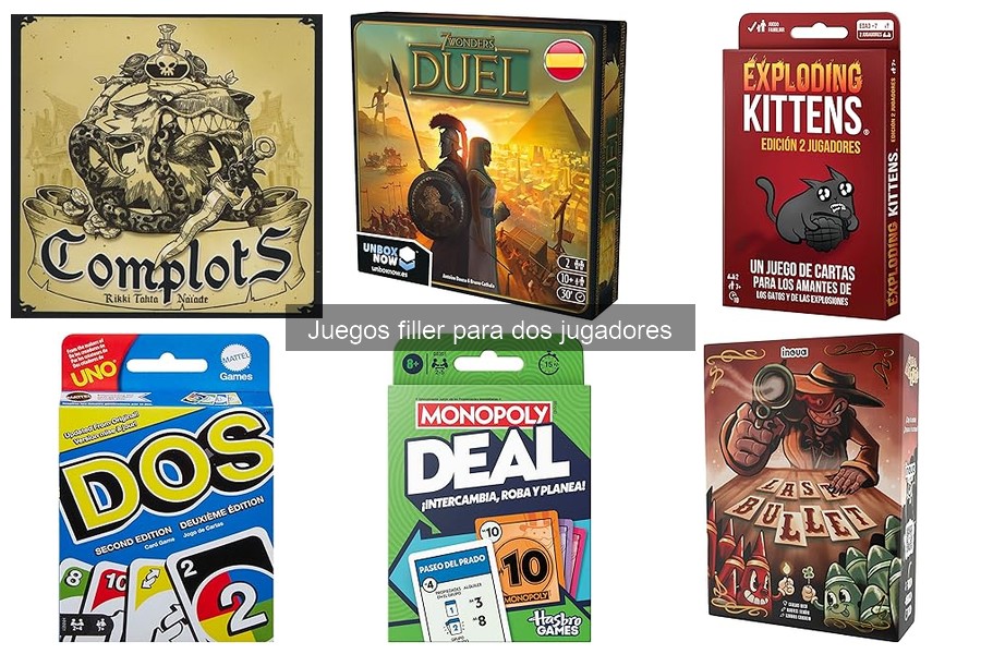 ** Cómo almacenar y cuidar juegos filler para dos jugadores