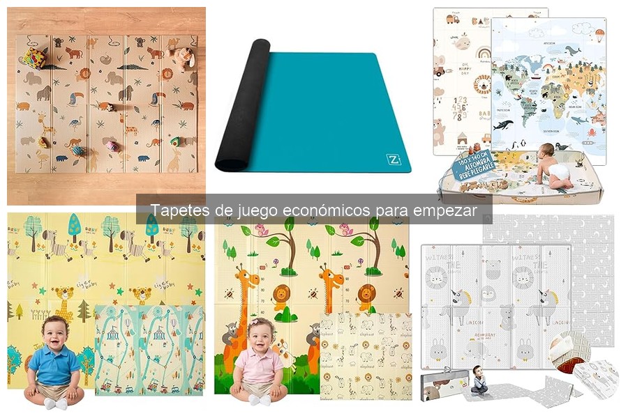 Cómo cuidar tapetes de juego económicos para que duren más