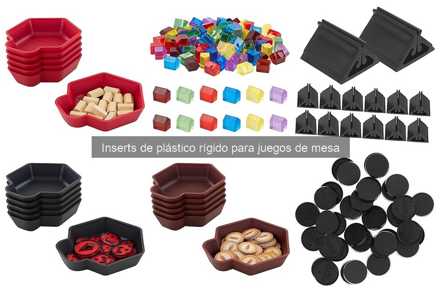 Cómo elegir el mejor insert de plástico rígido para juegos de mesa