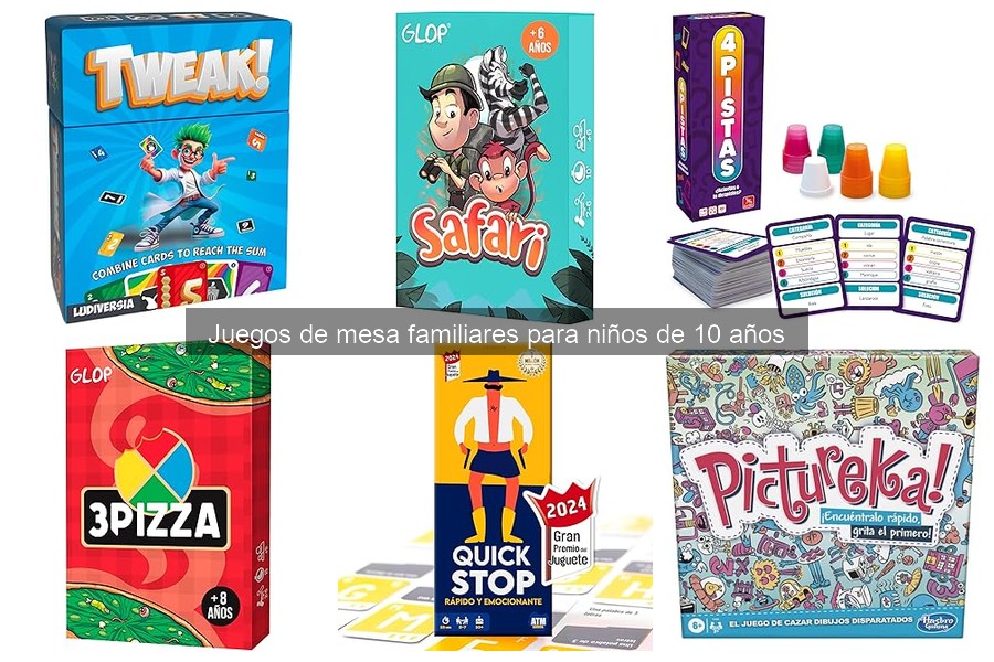 Cómo elegir juegos de mesa familiares para niños de 10 años