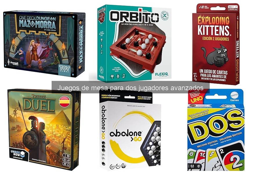 Cómo Elegir Juegos de Mesa para Dos Jugadores Avanzados