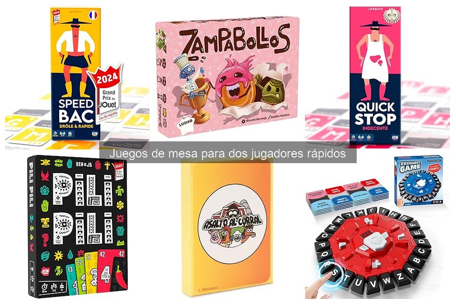 Cómo Elegir Juegos de Mesa para Dos Jugadores Rápidos