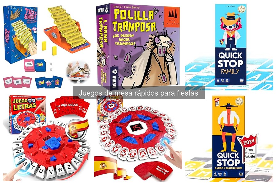 Cómo elegir juegos de mesa rápidos para fiestas con éxito