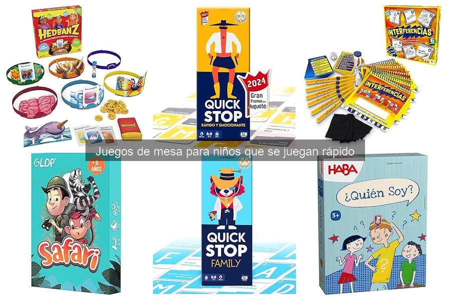 Cómo Elegir Juegos de Mesa Rápidos para Niños