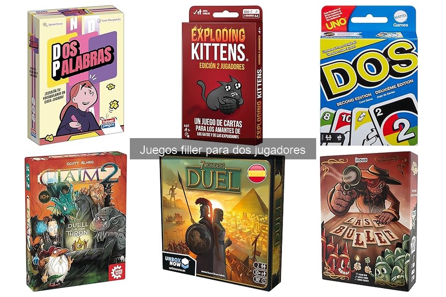 Cómo Elegir un Juego Filler para Dos Jugadores