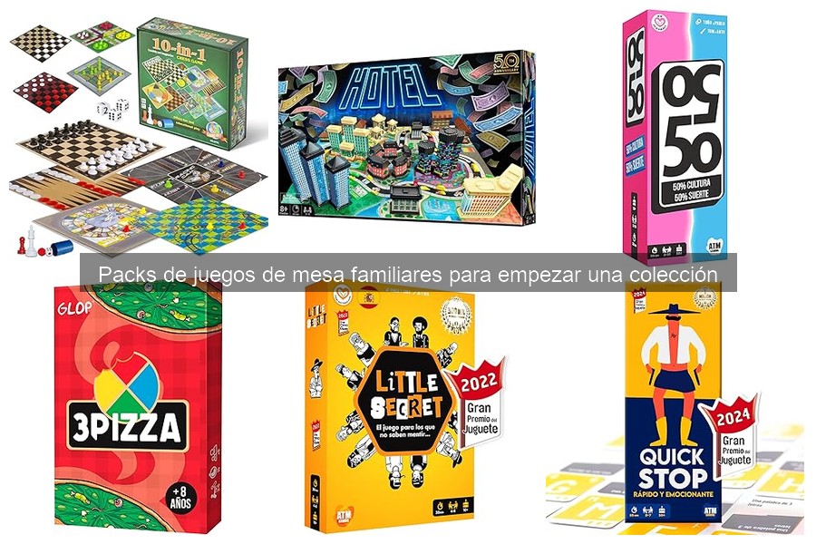 Cómo Elegir un Pack de Juegos de Mesa Familiares