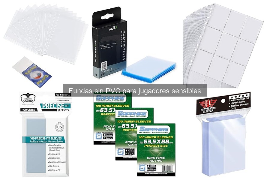 Cómo instalar fundas sin PVC en cartas de juego
