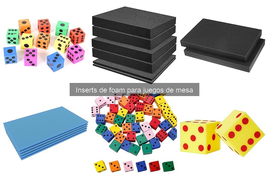 Cómo instalar insert de foam en juegos de mesa fácilmente
