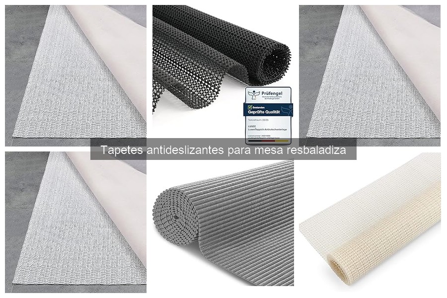 Cómo instalar un tapete antideslizante en la mesa