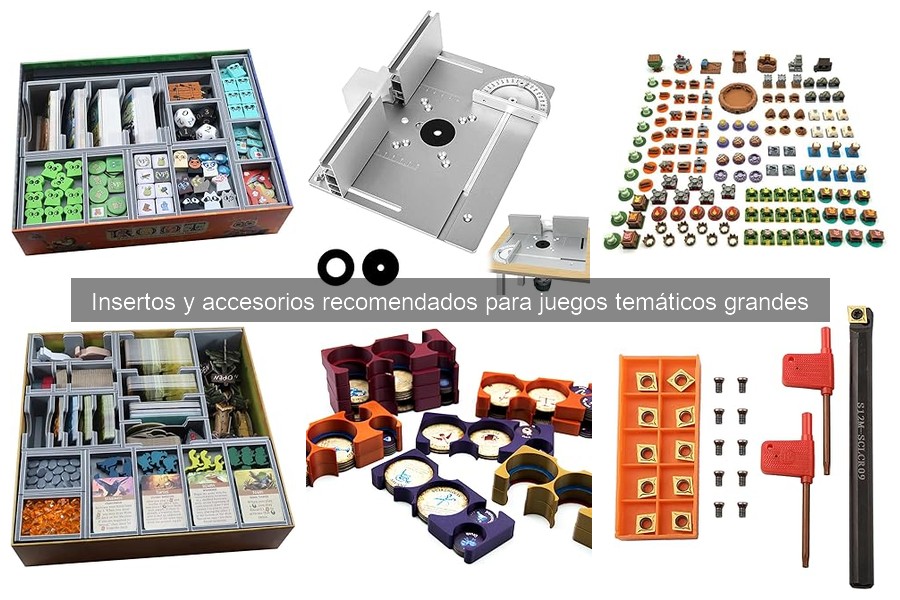 ¿Cómo instalar y organizar un inserto en un juego de mesa?