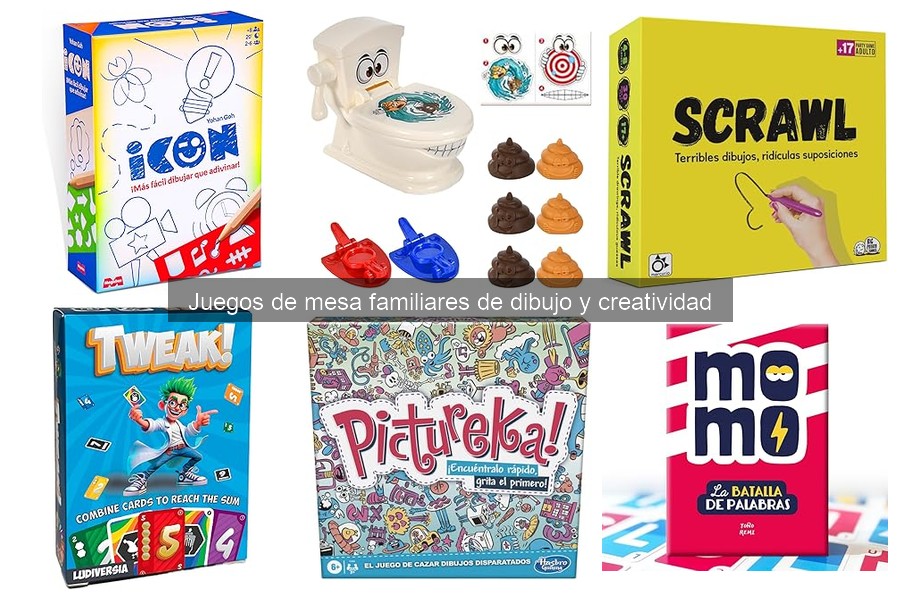 Cómo jugar a juegos de mesa de dibujo y creatividad en familia