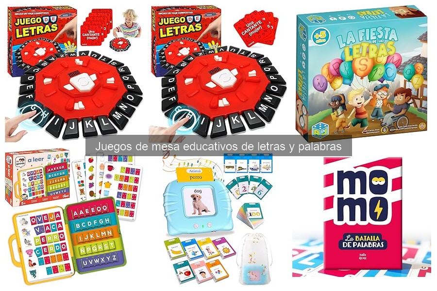 Cómo jugar a juegos de mesa educativos de letras y palabras