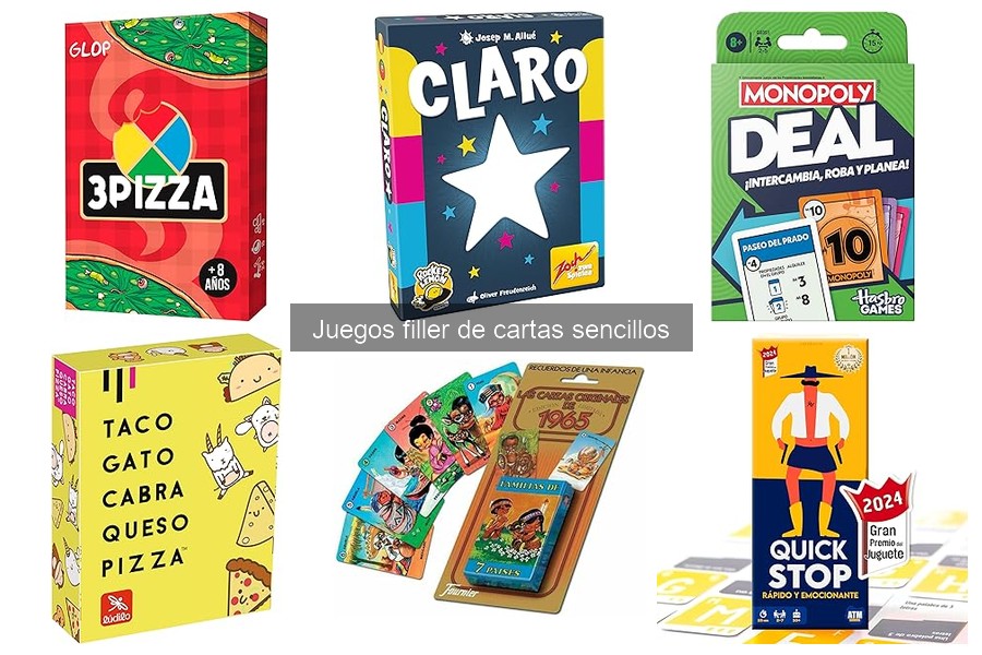 Cómo jugar a juegos filler de cartas: reglas y ejemplos