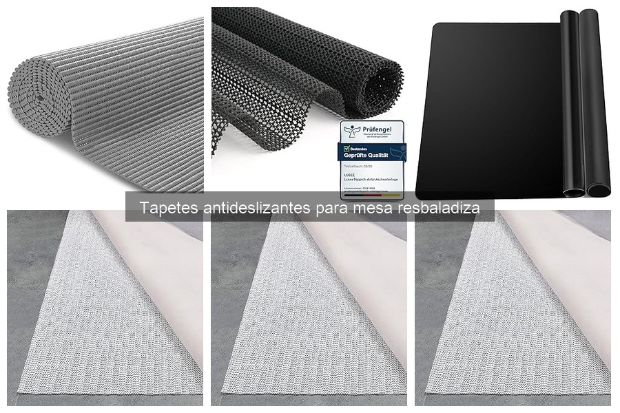Cómo mantener tapetes antideslizantes para mesa resbaladiza