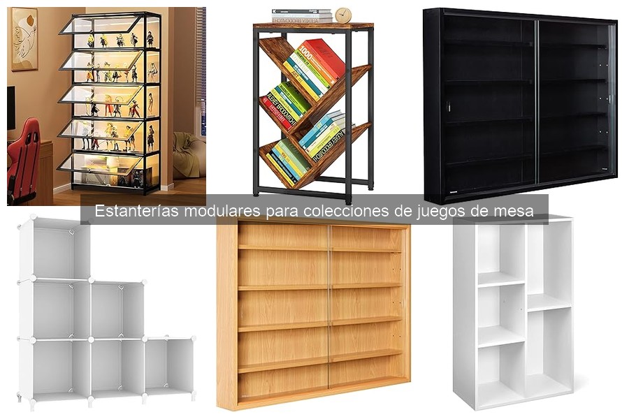 Cómo Organizar Juegos de Mesa en Estanterías Modulares