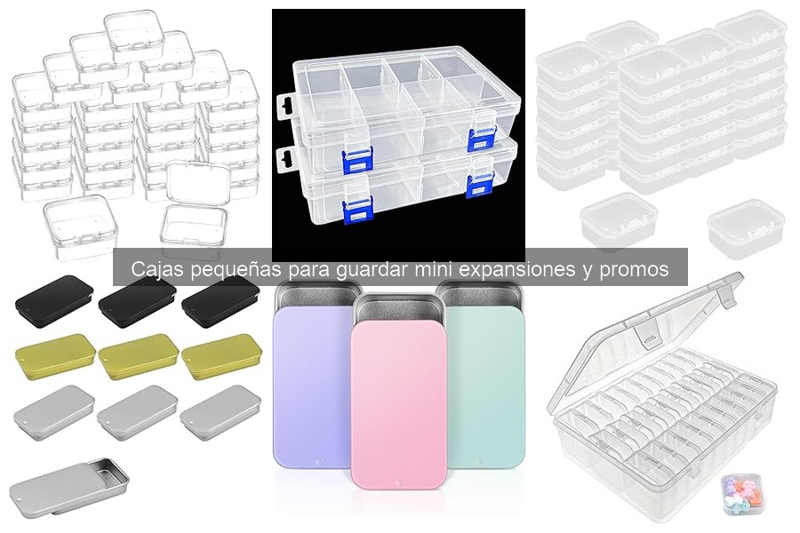 Cómo organizar mini expansiones en cajas pequeñas