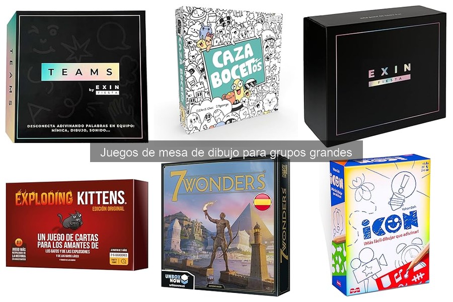 Cómo organizar un juego de mesa de dibujo para grupos grandes