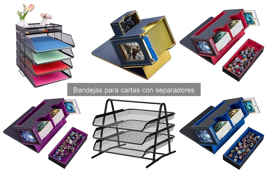 Cómo personalizar bandejas para cartas con separadores