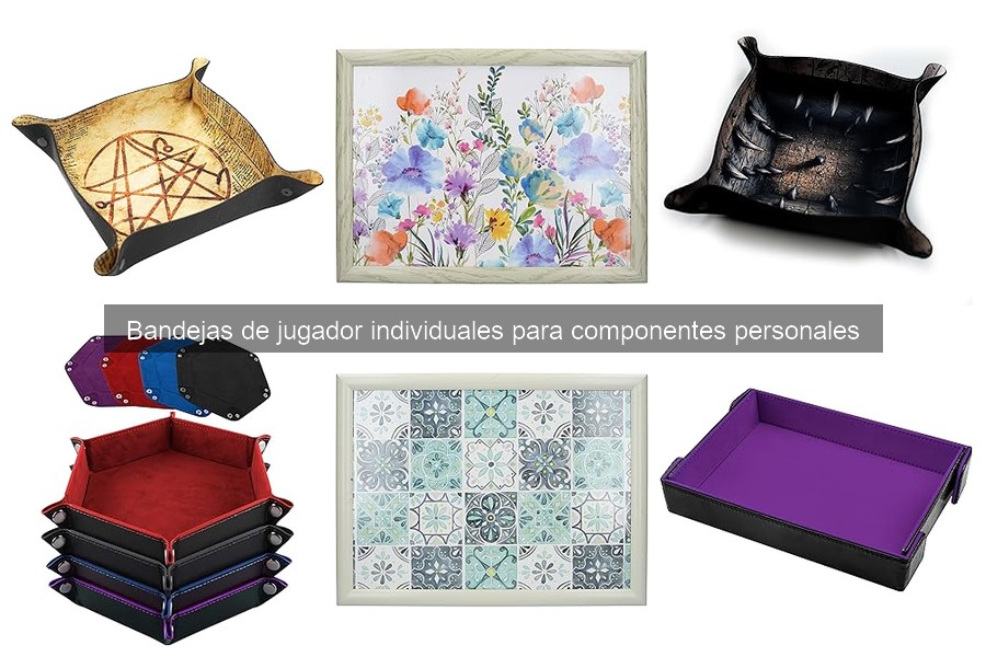 Cómo usar bandejas de jugador individuales en juegos de mesa
