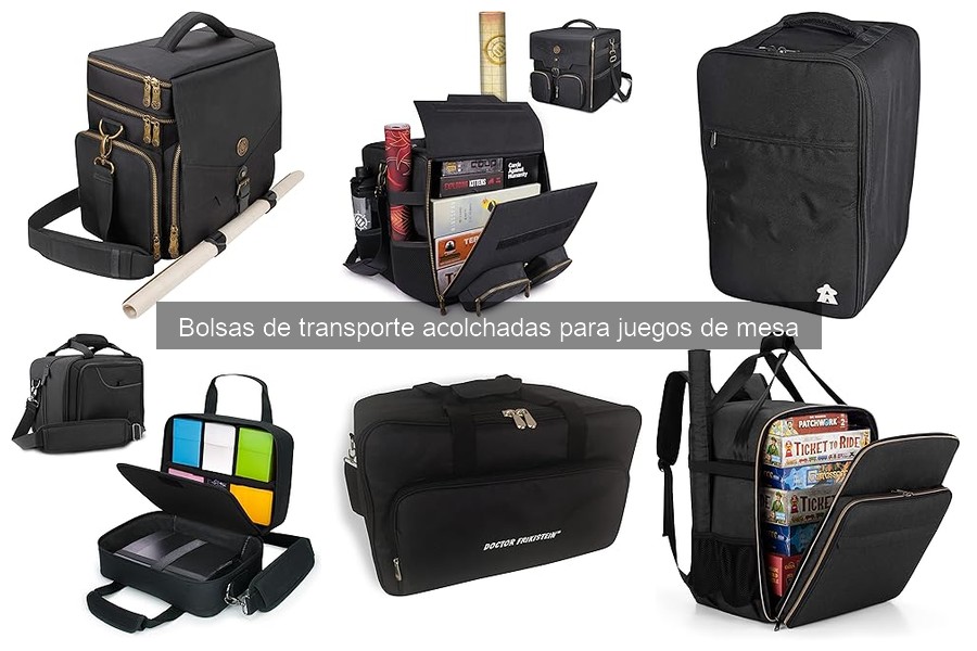 Comparativa de Bolsas de Transporte Acolchadas para Juegos de Mesa
