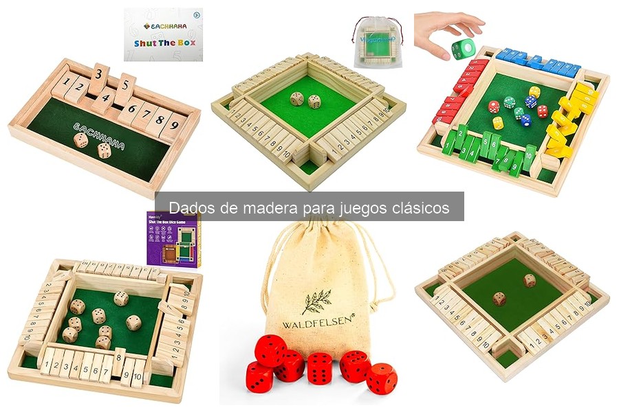 Comparativa de Dados de Madera: Marcas y Opiniones
